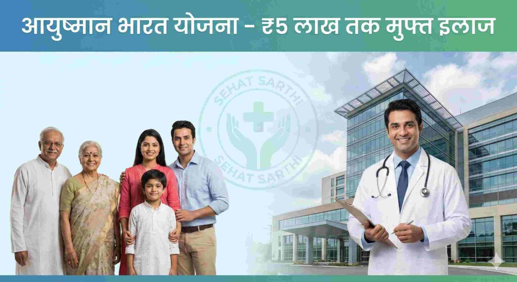 आयुष्मान भारत योजना – ₹5 लाख मुफ्त इलाज सरकारी स्वास्थ्य योजना