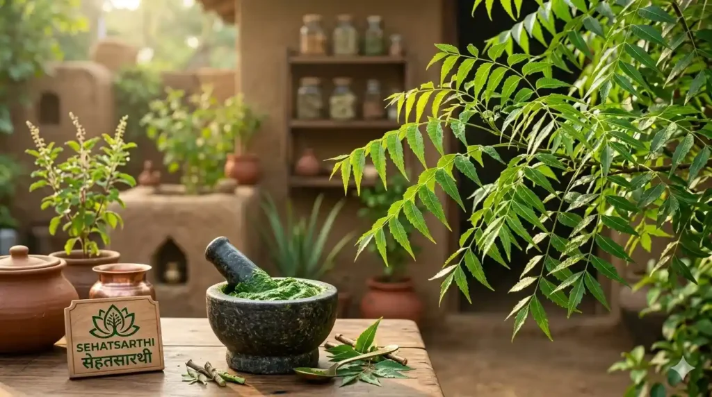 Neem leaves benefits in Ayurveda for skin, blood purification and immunity boosting