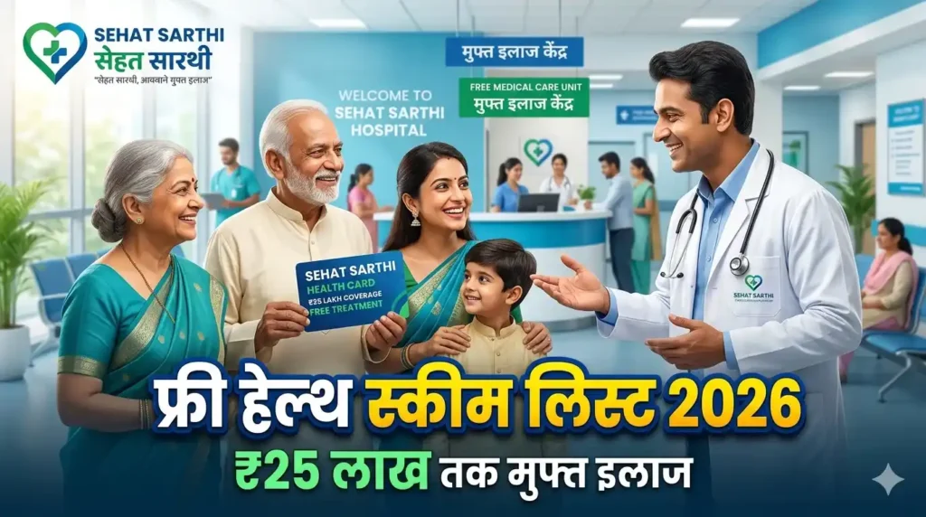 फ्री हेल्थ स्कीम लिस्ट भारत 2026