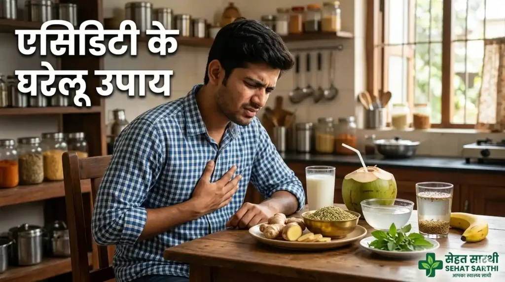 एसिडिटी के घरेलू उपाय और पेट की जलन कम करने के प्राकृतिक तरीके