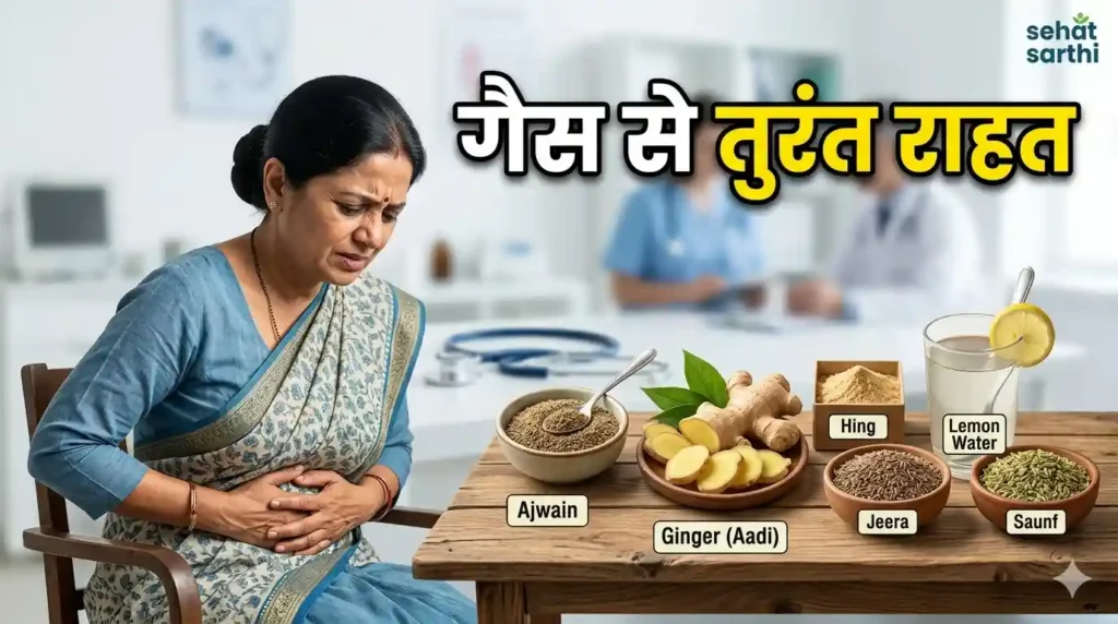 गैस से राहत पाने के घरेलू उपाय