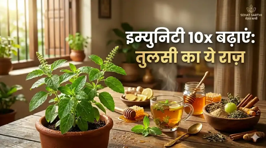 तुलसी के घरेलू नुस्खे और फायदे – इम्यूनिटी बढ़ाने के आयुर्वेदिक उपाय