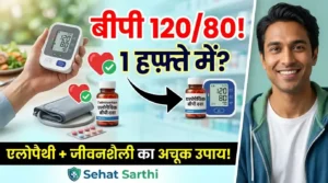 Control Blood Pressure 120/80 in 1 week with Allopathy, Lifestyle changes, and digital BP monitor."