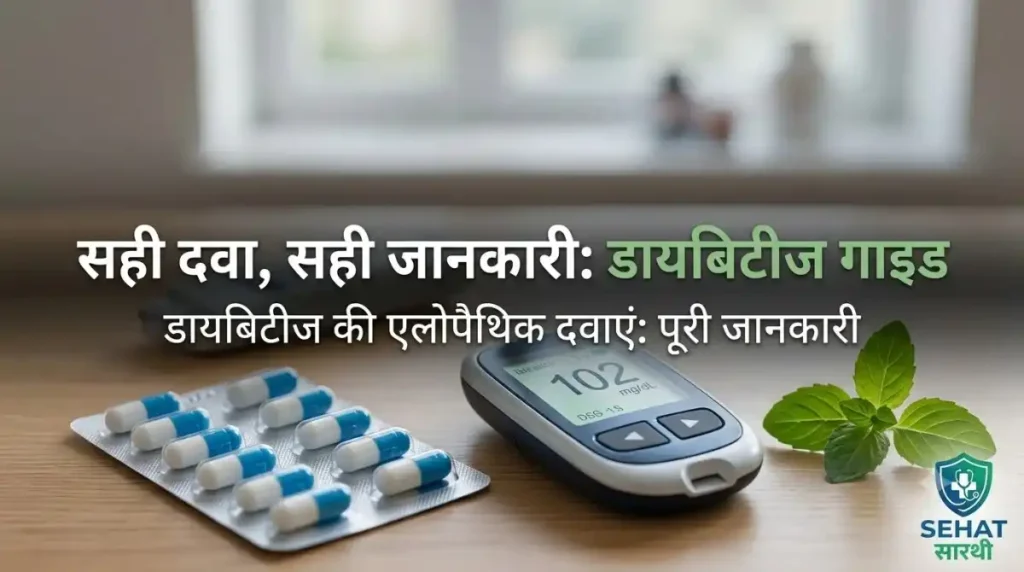डाइबिटीज की एलोपैथिक दवाएं और ग्लूकोमीटर - सेहत सारथी