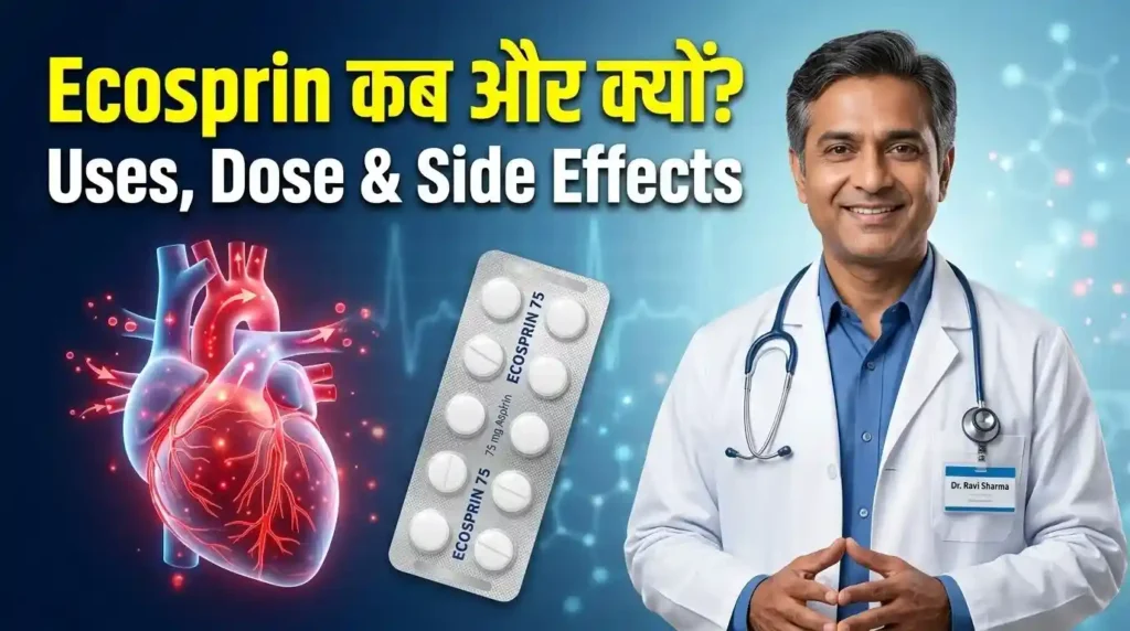 Ecosprin क्या है और कब दी जाती है - uses and side effects in hindi