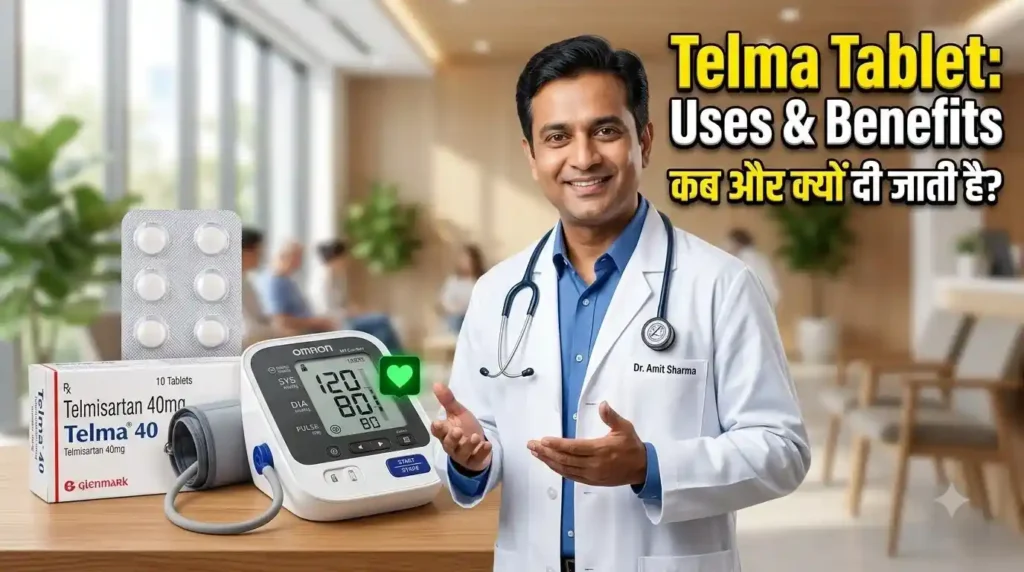 Telma Tablet uses in Hindi for high blood pressure treatment
