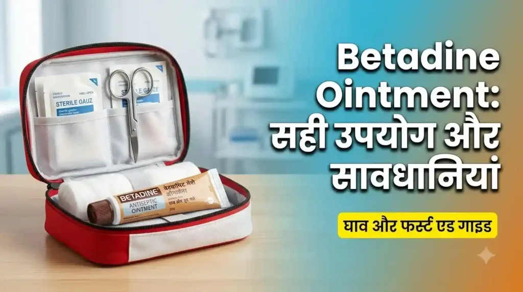 Betadine Ointment के उपयोग और प्राथमिक उपचार ड्रेसिंग किट