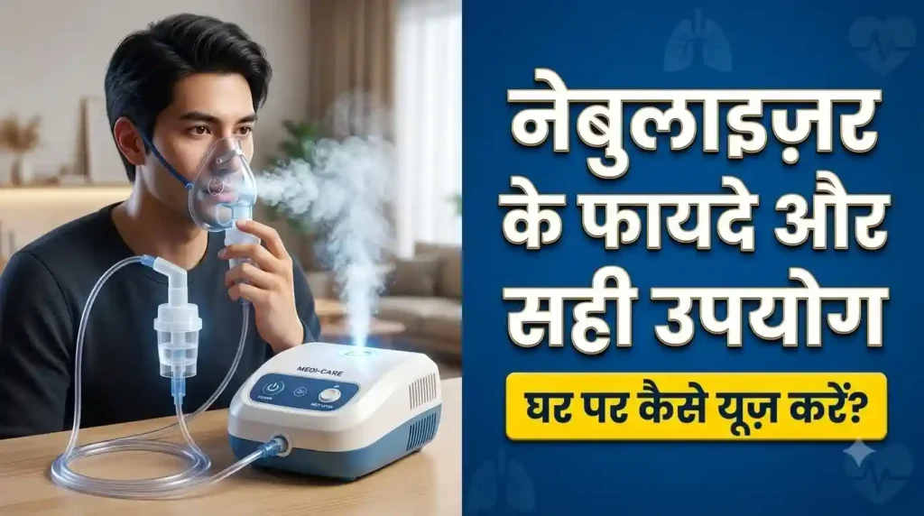 नेबुलाइज़र के फायदे और उपयोग - Nebulizer Machine Uses in Hindi