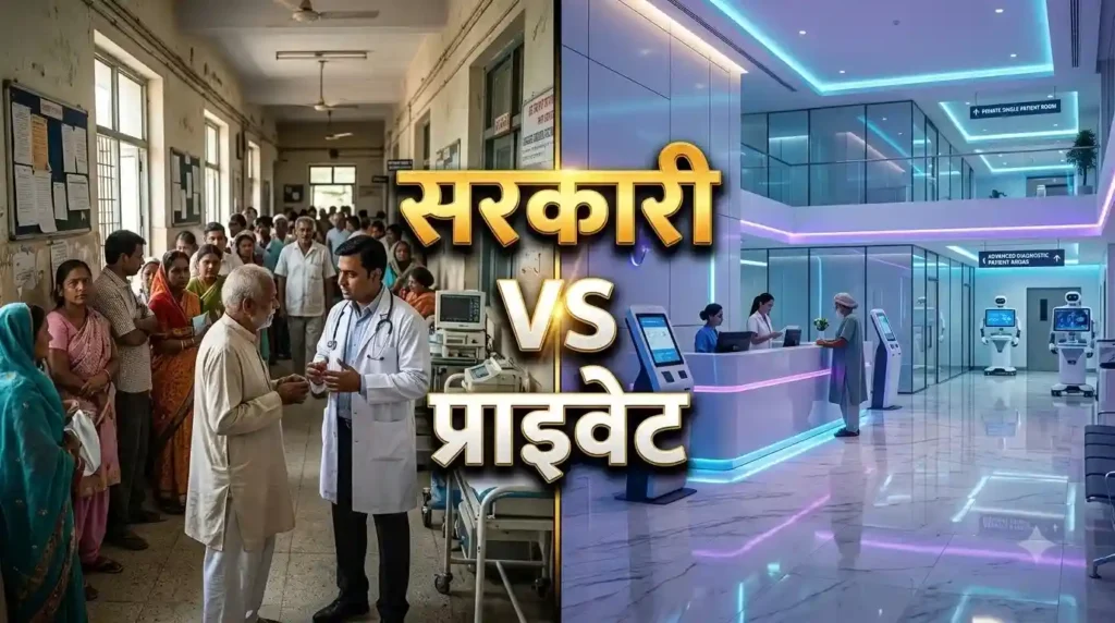 प्राइवेट बनाम सरकारी अस्पताल तुलना और सुविधाएं