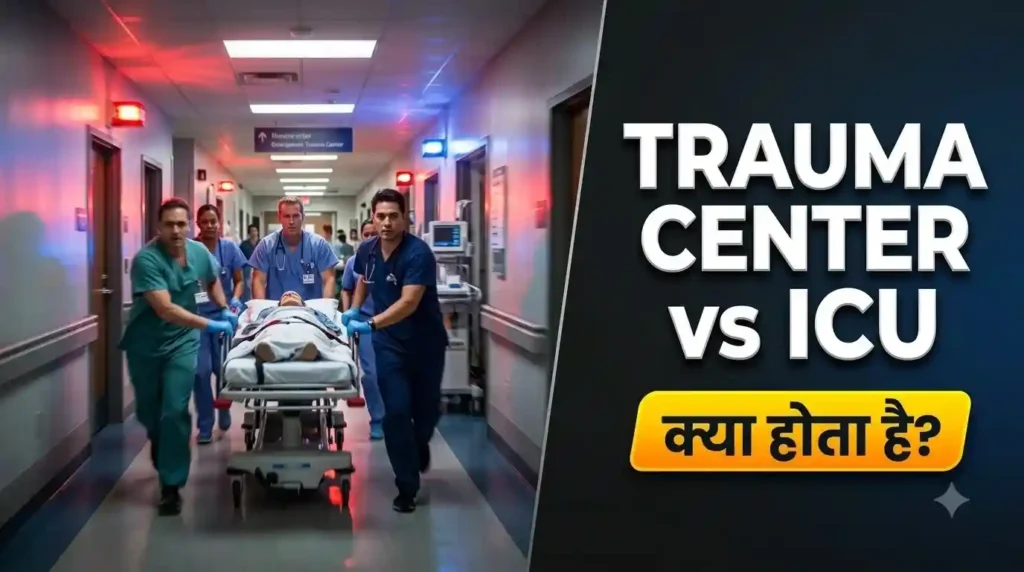 ट्रॉमा सेंटर क्या होता है और यह इमरजेंसी रूम से कैसे अलग है