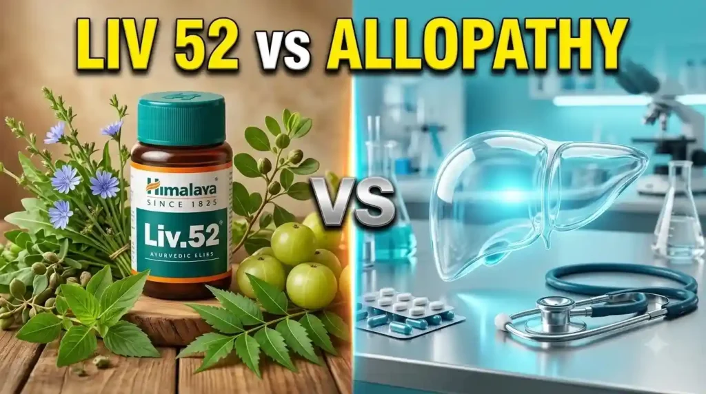 Liv 52 और एलोपैथिक Liver Medicines में फर्क तुलनात्मक चार्ट