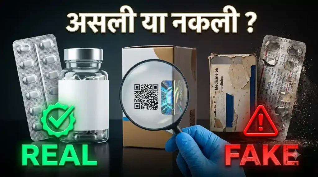 दवा कैसे पहचानें असली या नकली - Real vs Fake Medicine Blister Strip and Packaging Inspection