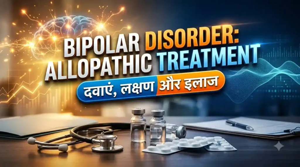 Bipolar Disorder ki allopathic treatment me upyog hone wali dawaiyan aur lakshan