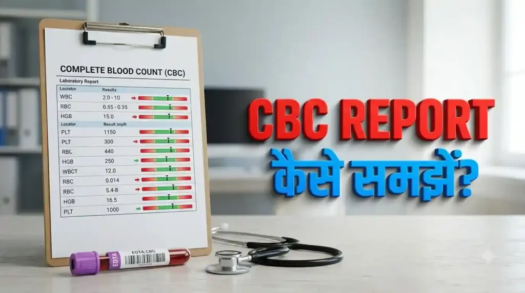 CBC टेस्ट रिपोर्ट कैसे समझें और ब्लड सेल्स नॉर्मल रेंज चार्ट