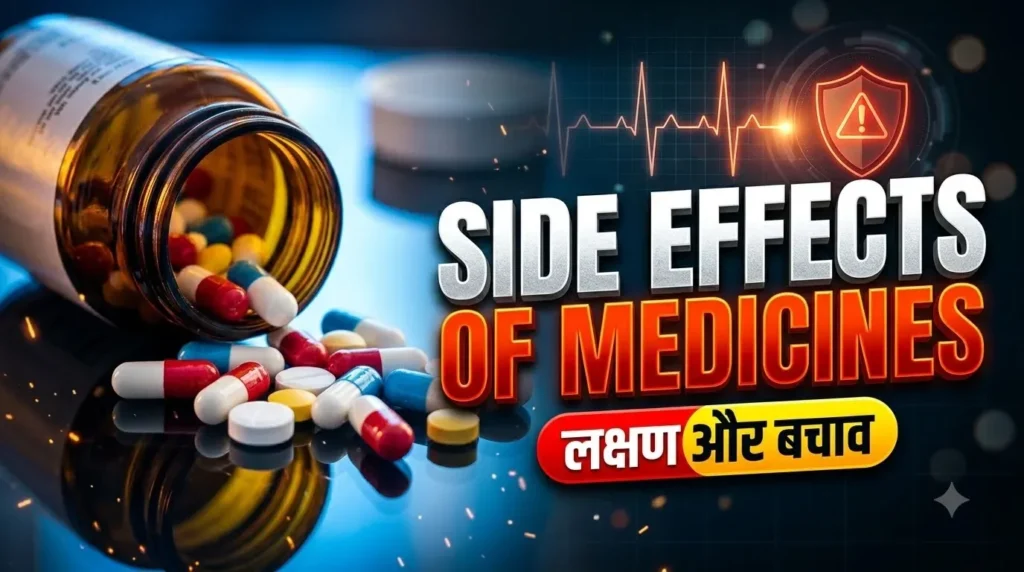 दवाओं के साइड इफेक्ट कैसे समझें और गंभीर लक्षणों की पहचान